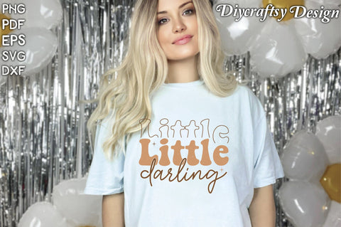 Retro Little Darling Sublimation Sublimation Creativeart88 