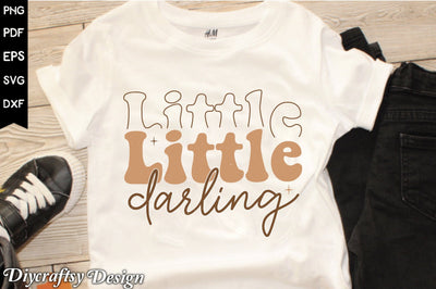 Retro Little Darling Sublimation Sublimation Creativeart88 