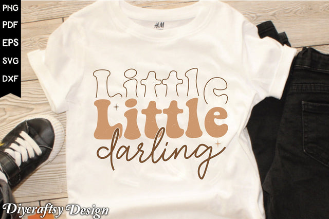 Retro Little Darling Sublimation Sublimation Creativeart88 