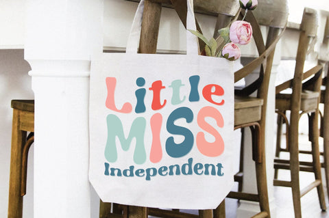 Retro Little Miss Independent Sublimation Creativeart88 