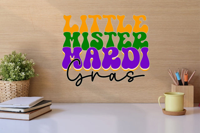 Retro little mister mardi gras SVG SVGista 