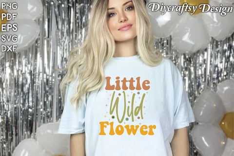 Retro Little Wild Flower Sublimation Vol-1 Sublimation Creativeart88 