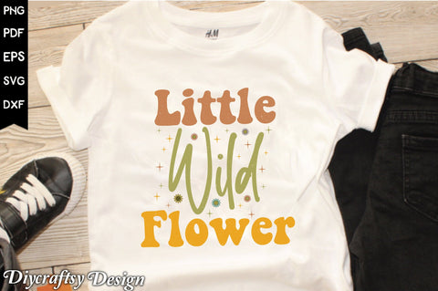 Retro Little Wild Flower Sublimation Vol-1 Sublimation Creativeart88 