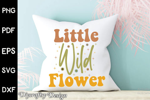 Retro Little Wild Flower Sublimation Vol-1 Sublimation Creativeart88 
