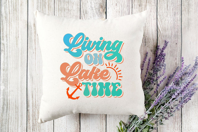 Retro Living on lake time svg SVG SVGista 