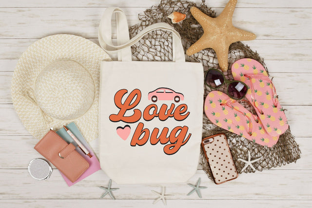 Retro Love bug Design Sublimation SVGista 