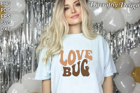 Retro Love Bug Sublimation Vol-01 Sublimation Creativeart88 