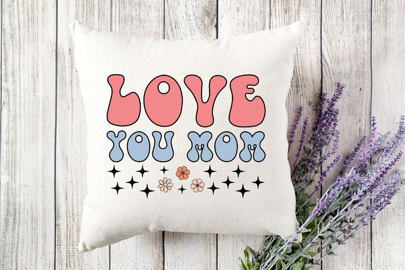Retro Love you mom SVG SVGista 