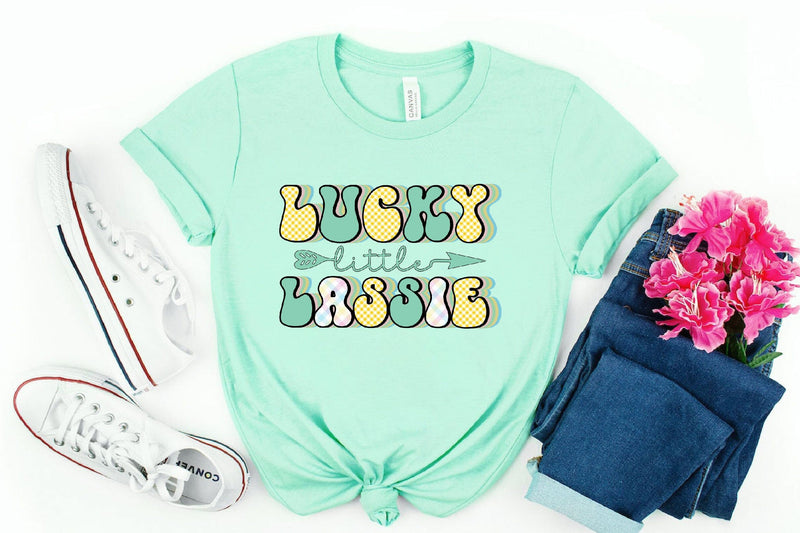 Retro Lucky little lassie Sublimation Sublimation SVGista 