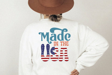 Retro Made In The Usa Sublimation Creativeart88 