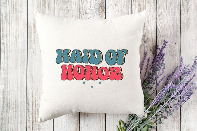 Retro maid of honor SVG SVGista 