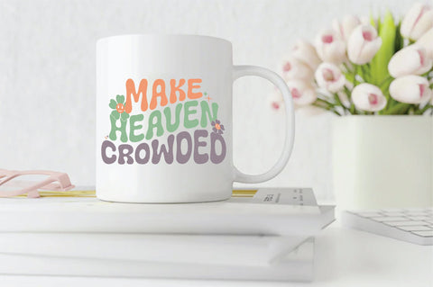 Retro Make Heaven Crowded Sublimation Sublimation Creativeart88 