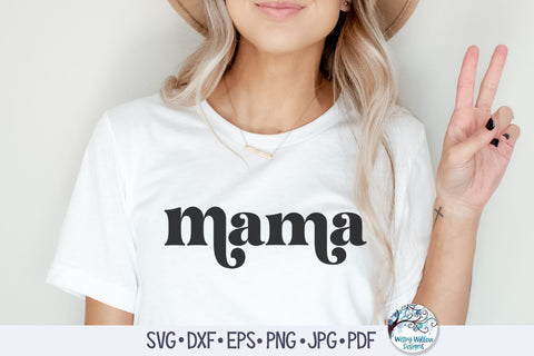 Retro Mama and Mini SVG SVG Wispy Willow Designs 