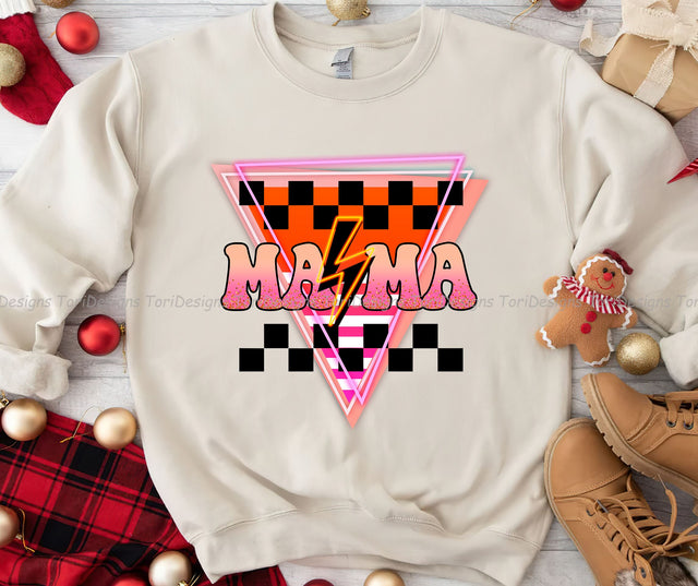 Retro mama design, mama sublimation design, digital download, Retro design, Mama png Sublimation ToriDesigns 