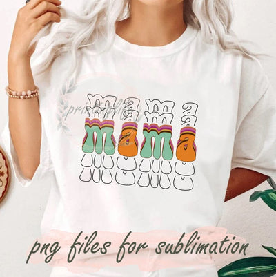 Retro Mama Mama Mama Png, Mom Life Png, Mom Design, Sublimation Designs, Mothers Day Png, Png For Shirt Digital Download Sublimation PrintingLife 