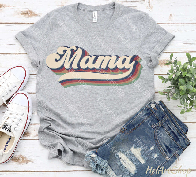 Retro Mama Png, Sublimation Png Sublimation _HelArtShop_ 