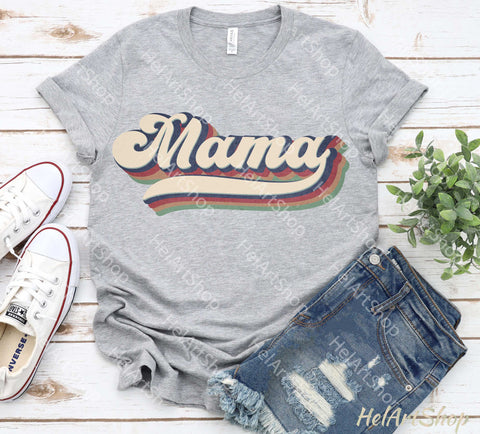 Retro Mama Png, Sublimation Png Sublimation _HelArtShop_ 