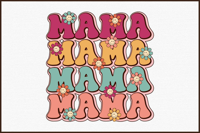 Retro Mama Png Sublimation Sublimation designartist 