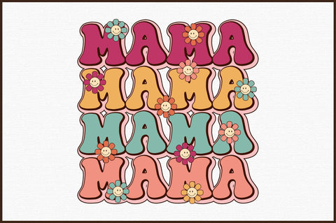 Retro Mama Png Sublimation Sublimation designartist 