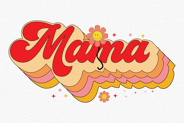 Retro Mama PNG Sublimation SVG designartist 