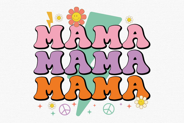 Retro Mama PNG Sublimation SVG designartist 