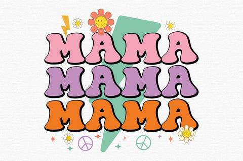 Retro Mama PNG Sublimation SVG designartist 