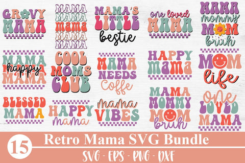 MamaS Mini Seamless, Trendy Mama Pattern, Mama Trendy Retro Seamless, Mom  Popular Patterns, Mothers Day Pattern, Girl