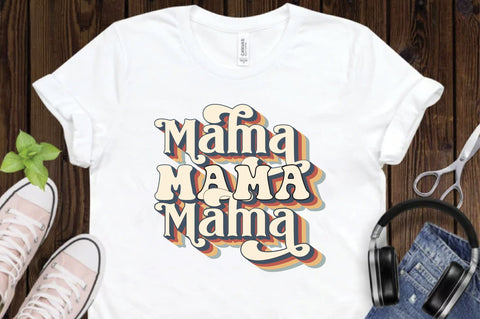 Retro Mama Svg Design SVG Creativeart88 