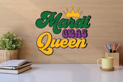 Retro Mardi gras queen svg SVG SVGista 