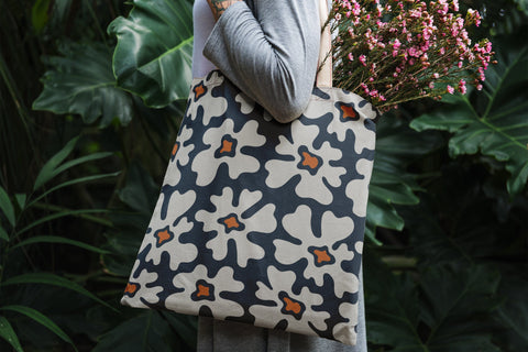 Retro Matisse Flowers Seamless Patterns Digital Pattern Rin Green 