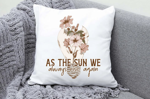 Retro Mental Health Flowers PNG Bundle Sublimation Jagonath Roy 