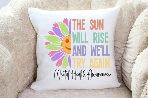 Retro Mental Health SVG Bundle SVG DESIGNS DARK 