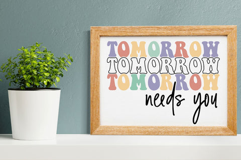 Retro Mental Health SVG Bundle SVG DESIGNS DARK 