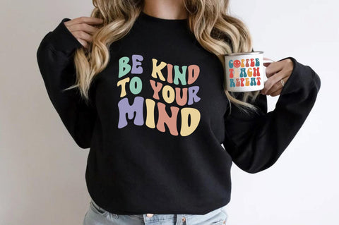Retro Mental Health SVG Bundle SVG DESIGNS DARK 