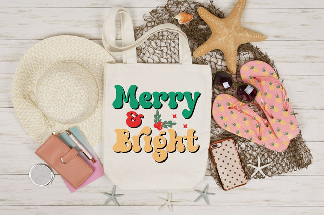 Retro Merry & Bright SVG SVGista 
