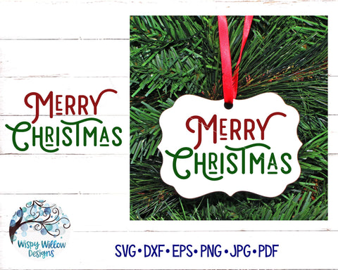 Retro Merry Christmas SVG SVG Wispy Willow Designs 