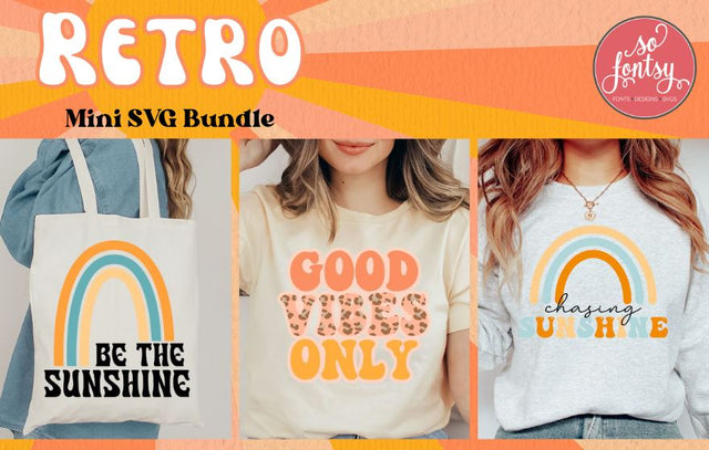 Retro Mini SVG Bundle SVG So Fontsy Design Shop 