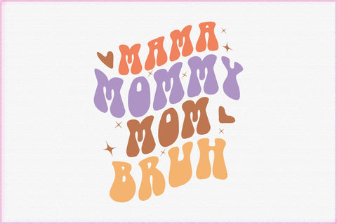 Retro Mom Svg Bundle SVG Creativeart88 