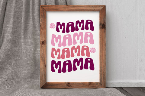 Retro Mom SVG Bundle SVG Regulrcrative 