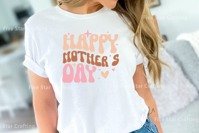 Retro Mom SVG Design, Happy mothers day SVG FiveStarCrafting 