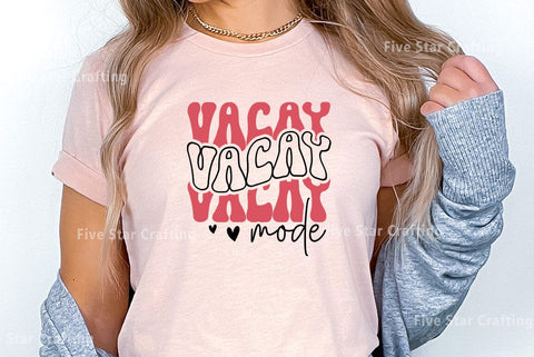 Retro Mom SVG Design, vacay mode SVG FiveStarCrafting 