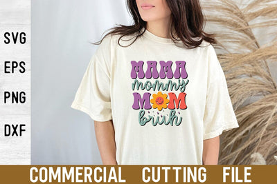 Retro Mom SVG, Mom Life Svg, Mom Shirt Designs, Mom Svg, Leopard Mama, Mother's Day Svg, Gift for Mom Svg Png SVG Svgcraft 