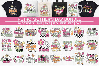 Retro Mother's Day SVG Bundle | Mother's Day SVG SVG TatiStudio 