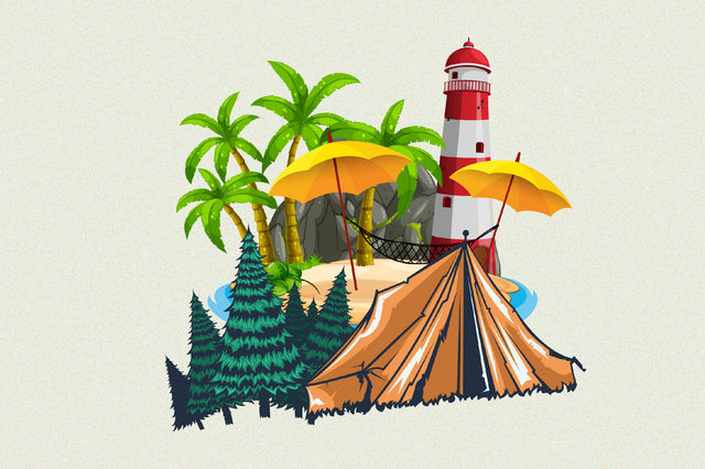 Retro Mountains Sublimation Sublimation Rupkotha 