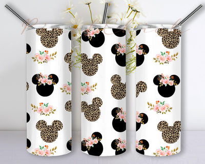 Retro Mouse Cartoons Characters 20oz Skinny Tumbler Sublimation Designs Sublimation PixelChick 