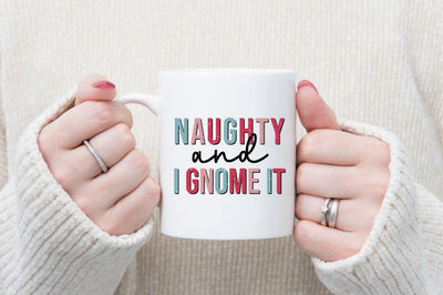 Retro Naughty and I Gnome It SVG SVGista 