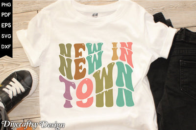Retro New In Town Sublimation Sublimation Creativeart88 