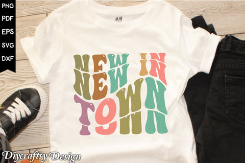 Retro New In Town Sublimation Sublimation Creativeart88 