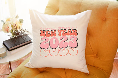 Retro new year 2023 SVG SVGista 