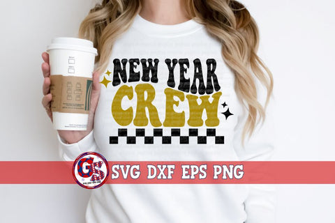 Retro New Year Bundle SVG DXF EPS PNG SVG Greedy Stitches 